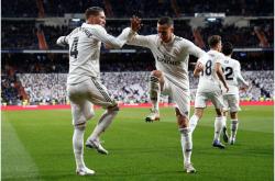 雷速体育比分直播-皇家马德里绝杀成功，晋级领跑