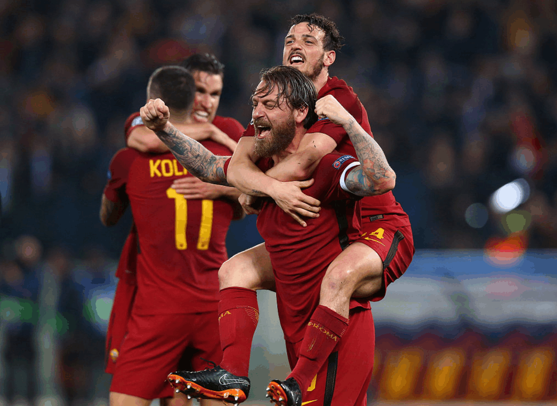 罗马出人意料地淘汰对手，晋级到欧冠八强